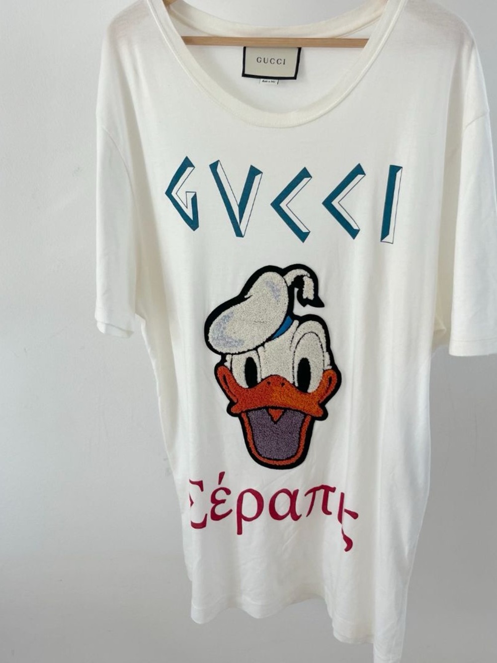 Gucci x Disney Donald Duck Patch Shirt